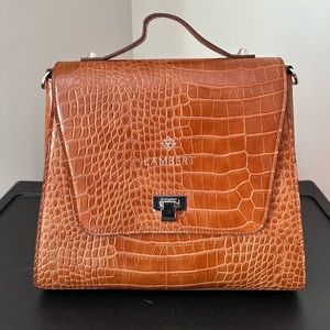 Lambert Bags Elie 3-in-1 bag in Vegan Croco Leather